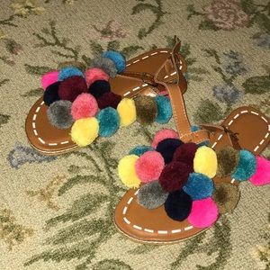Pom Pom Sandals